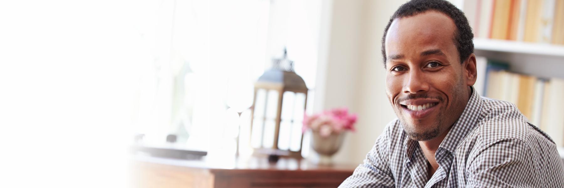 man smiling | Dentist aurora il